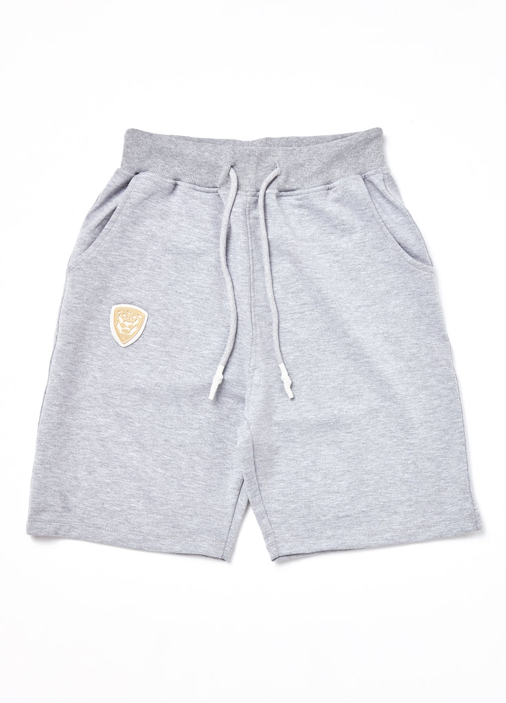 Member Collection GREY SHORTS with gold logo
