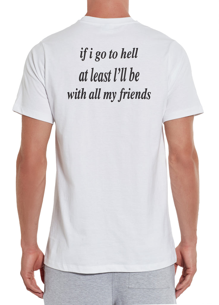 Premium Collection White Shirt “Hell w/ Homies”