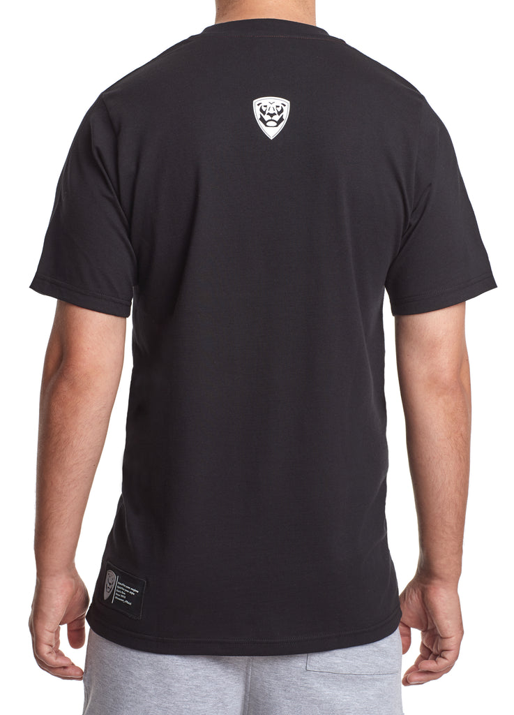 Premium Collection BLACK T-SHIRT with white logo