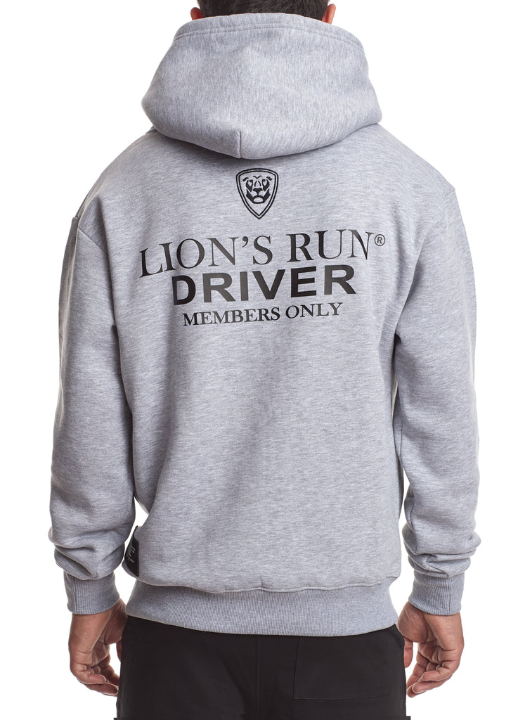 Member Collection GREY HOODIE with white logo