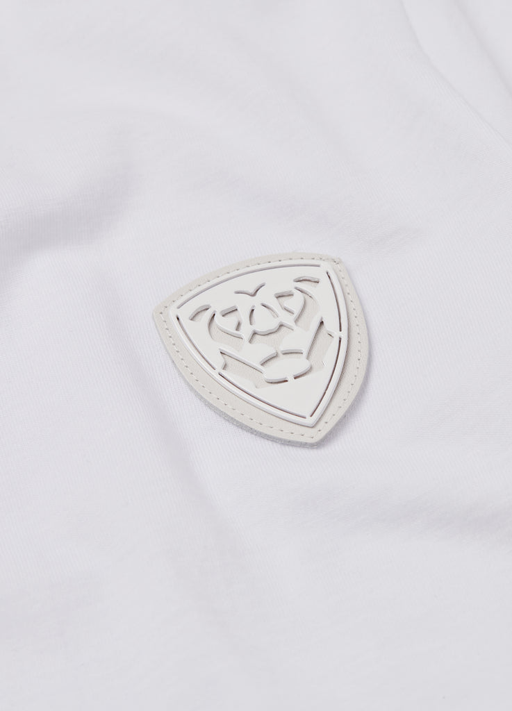 Member Collection WHITE T-SHIRT with white logo