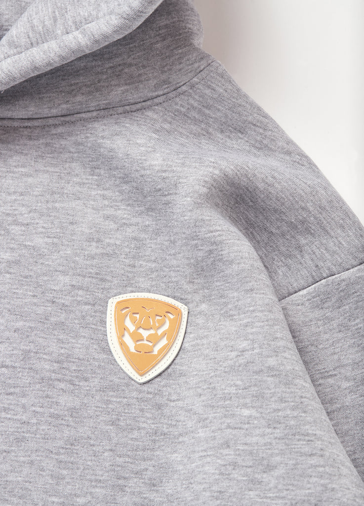 Member Collection GREY HOODIE with gold logo