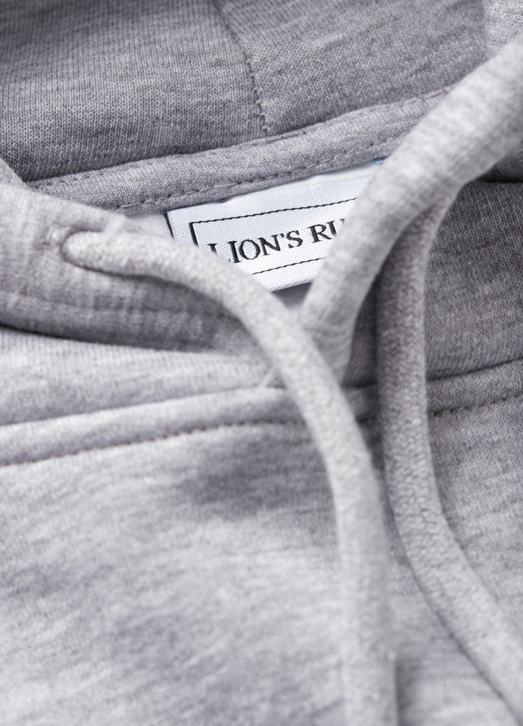 Premium Collection GREY HOODIE with black logo